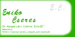 eniko cseres business card